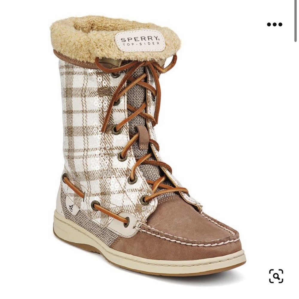 NWOT Sperry Topsider Boots Sherpa Lined, SIZE 10